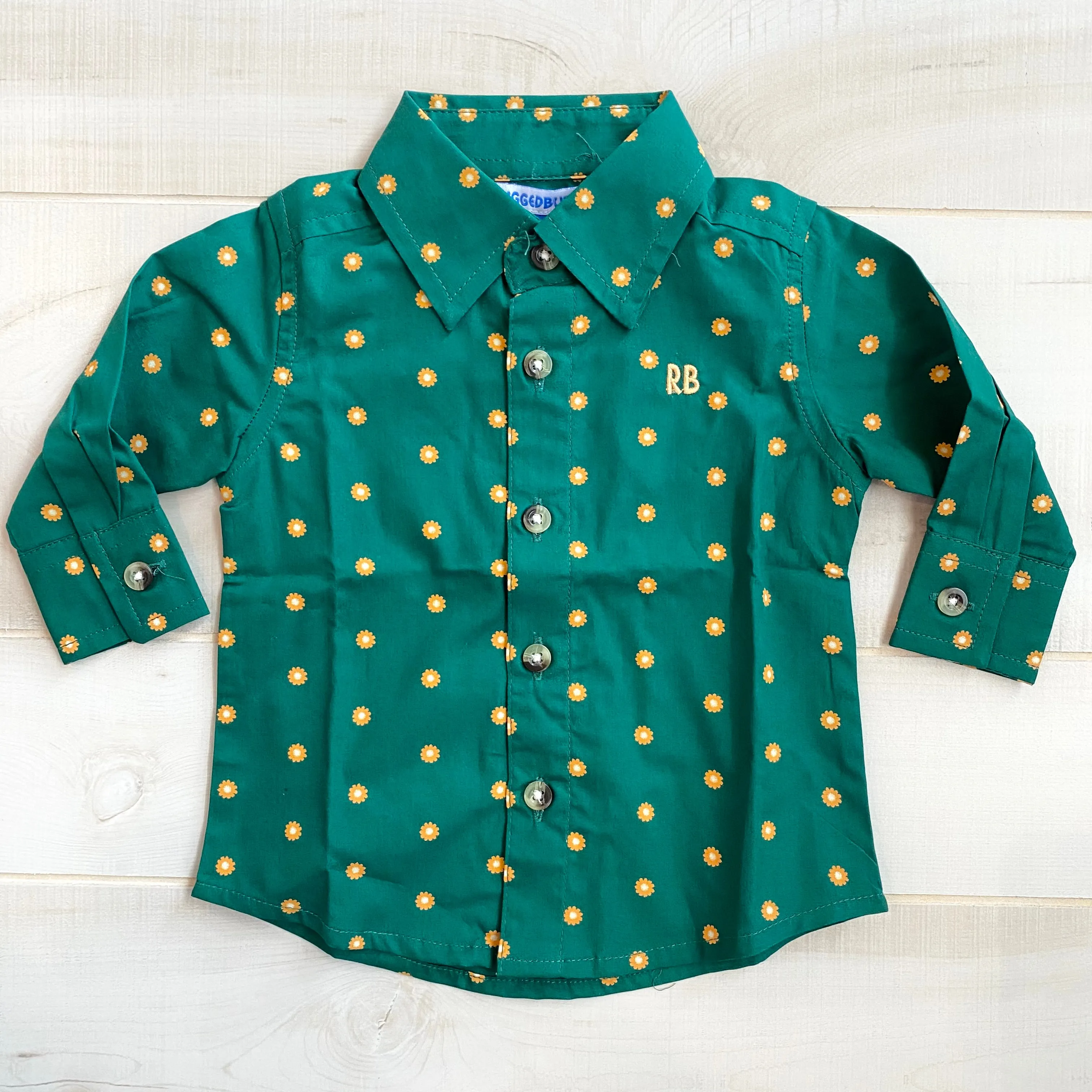Maple Fields Plaid Button Down Shirt