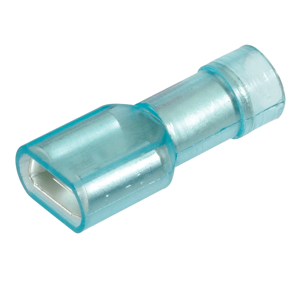Narva Fully Insulated Female Blade Terminals (Blue 6.3mm Tab) - Pack of 10 - 56043BL