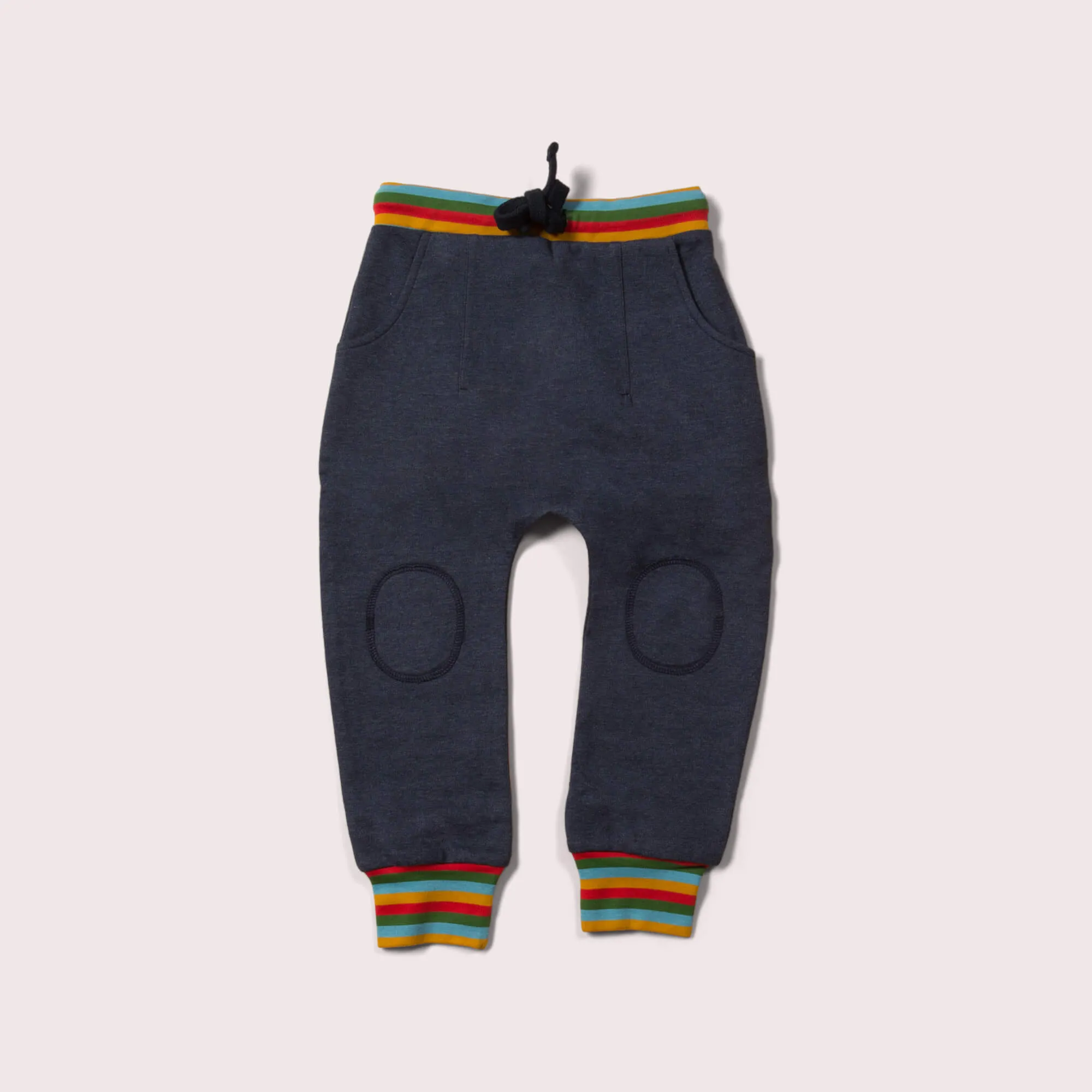 Navy Marl Rainbow Organic Comfy Joggers