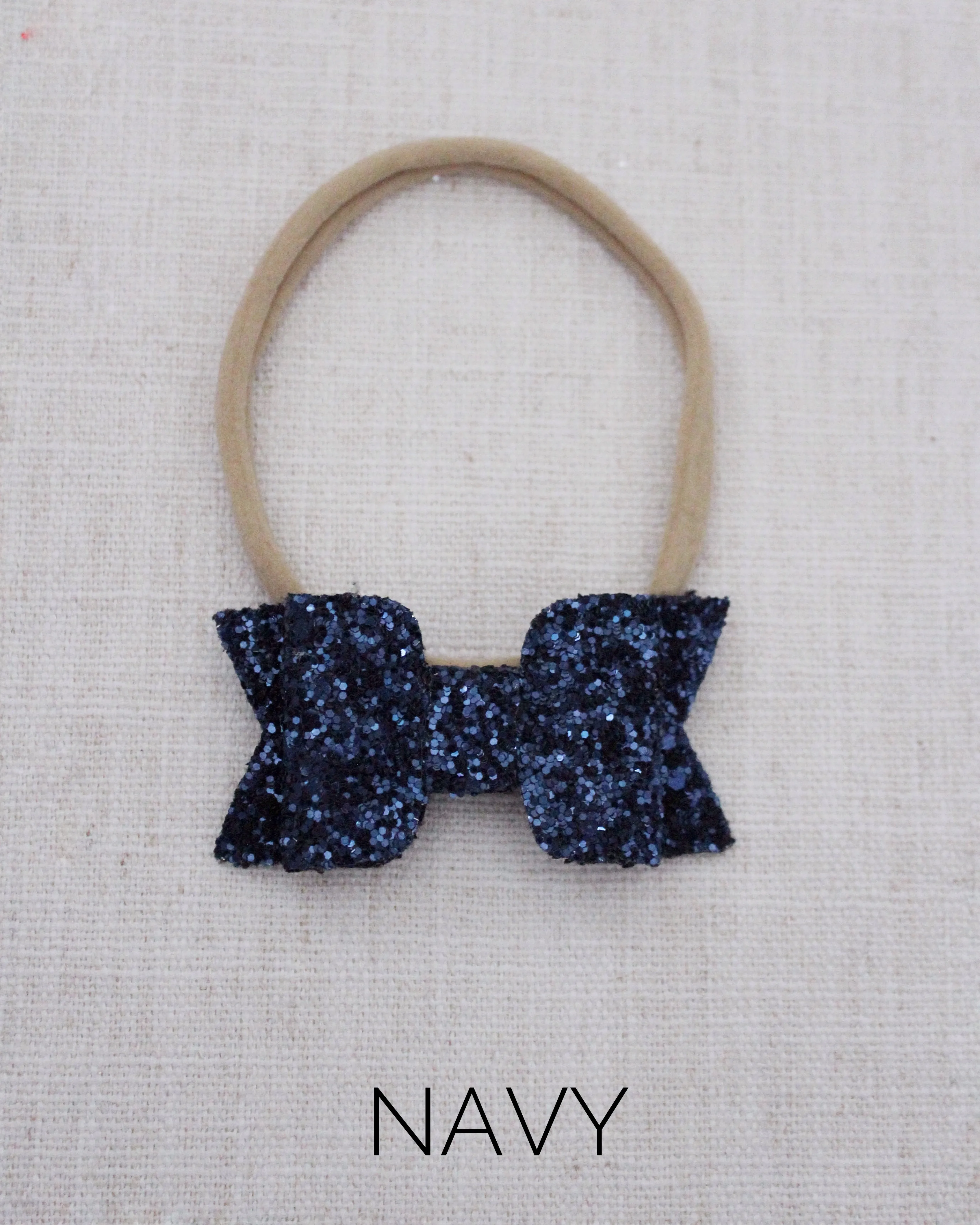 Navy Rock Glitter Hair Clip or Shoe Clip