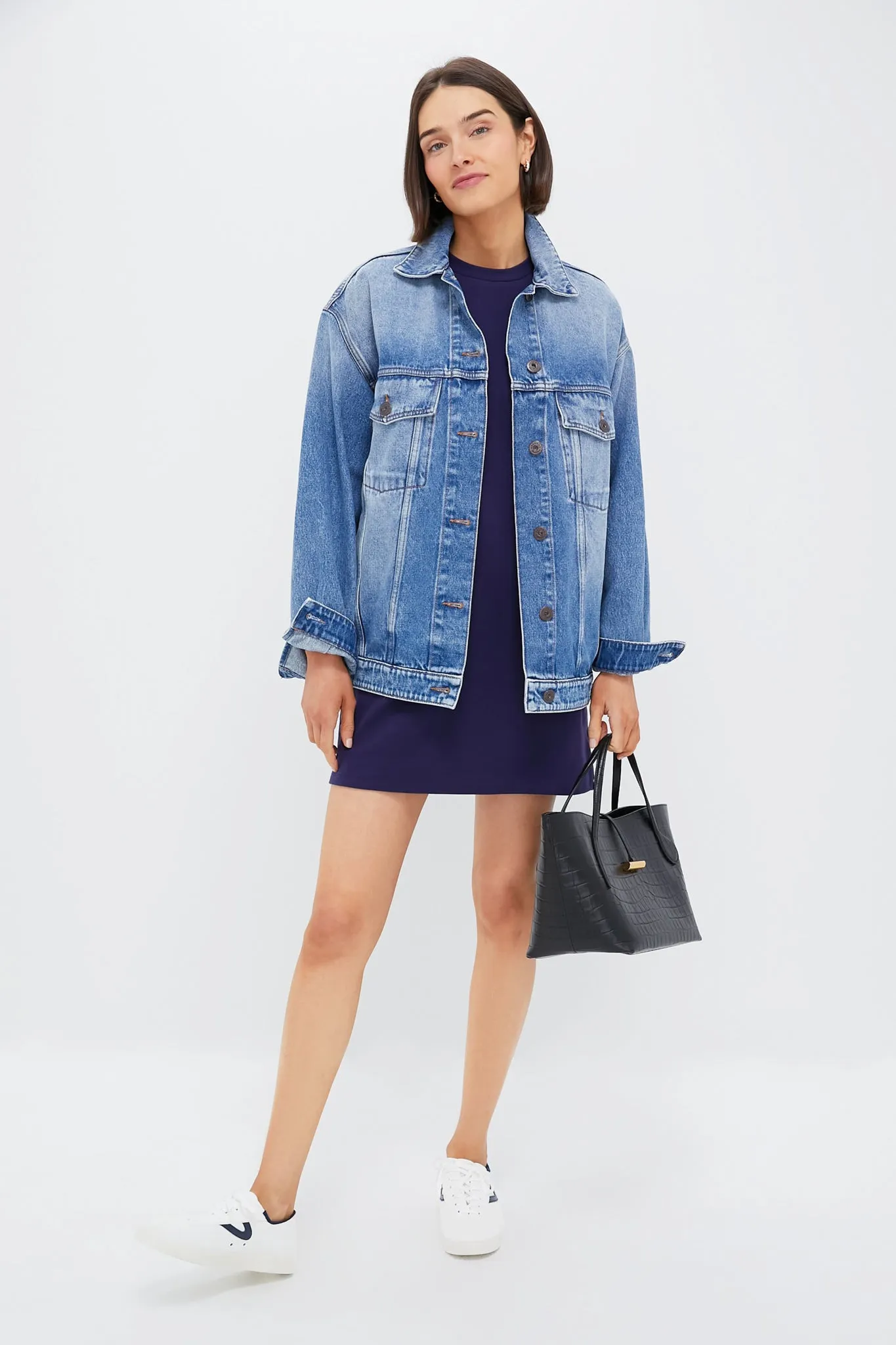 Navy Vesty Mini Dress