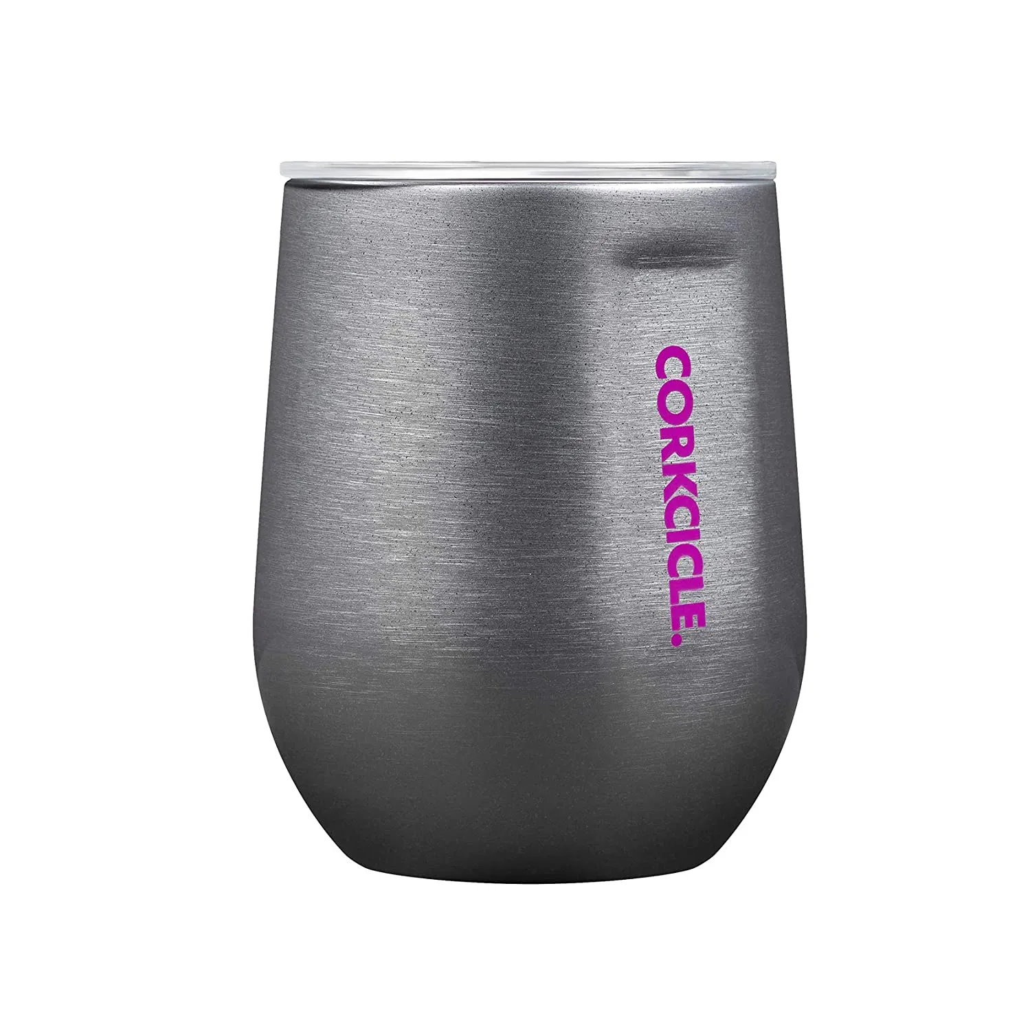 New Corkcicle 12 oz Triple-Insulated Stemless Glass with Spill Resistant Lid (Perfect for Wine)-Sparkle Unicorn Moondance