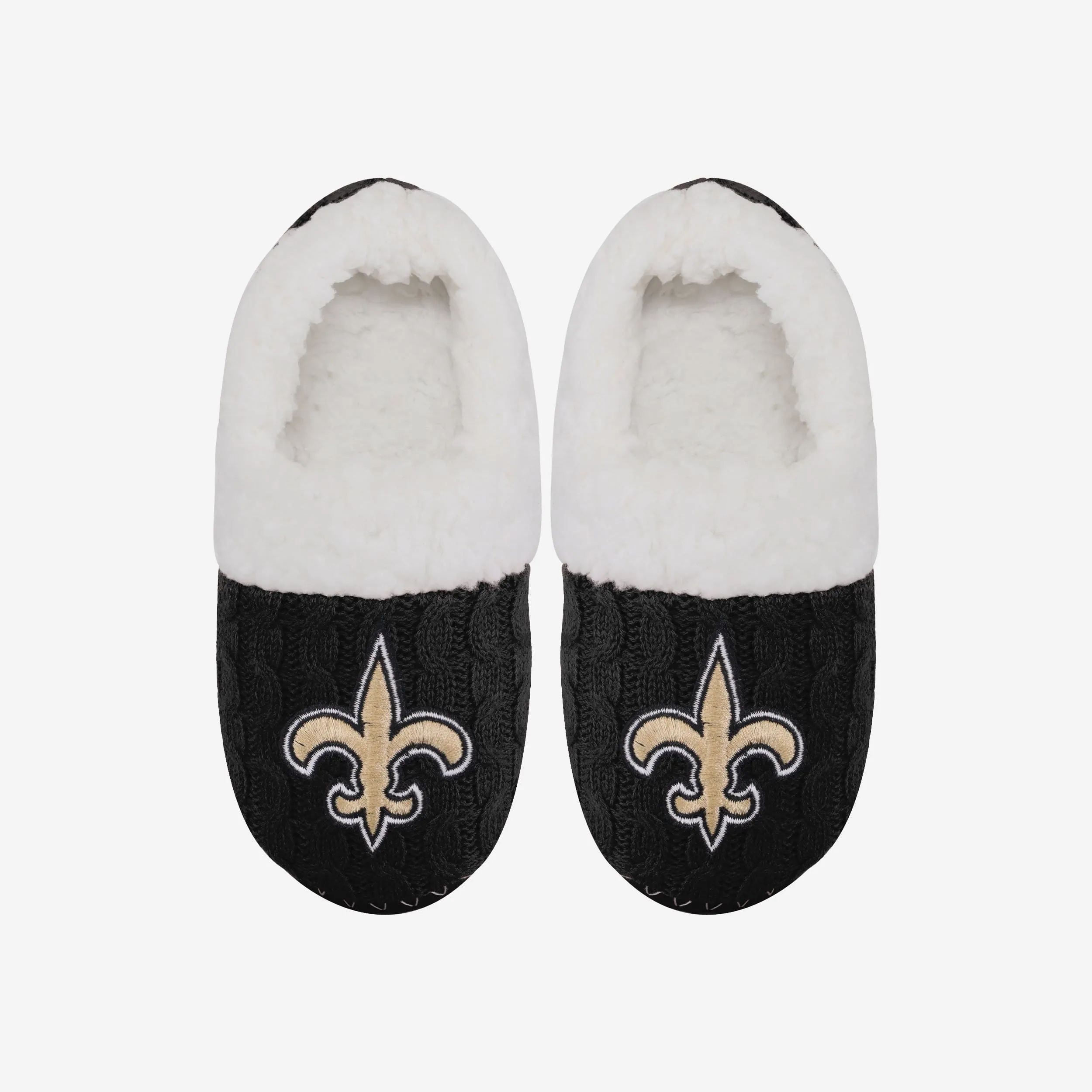 New Orleans Saints Womens Team Color Moccasin Slipper