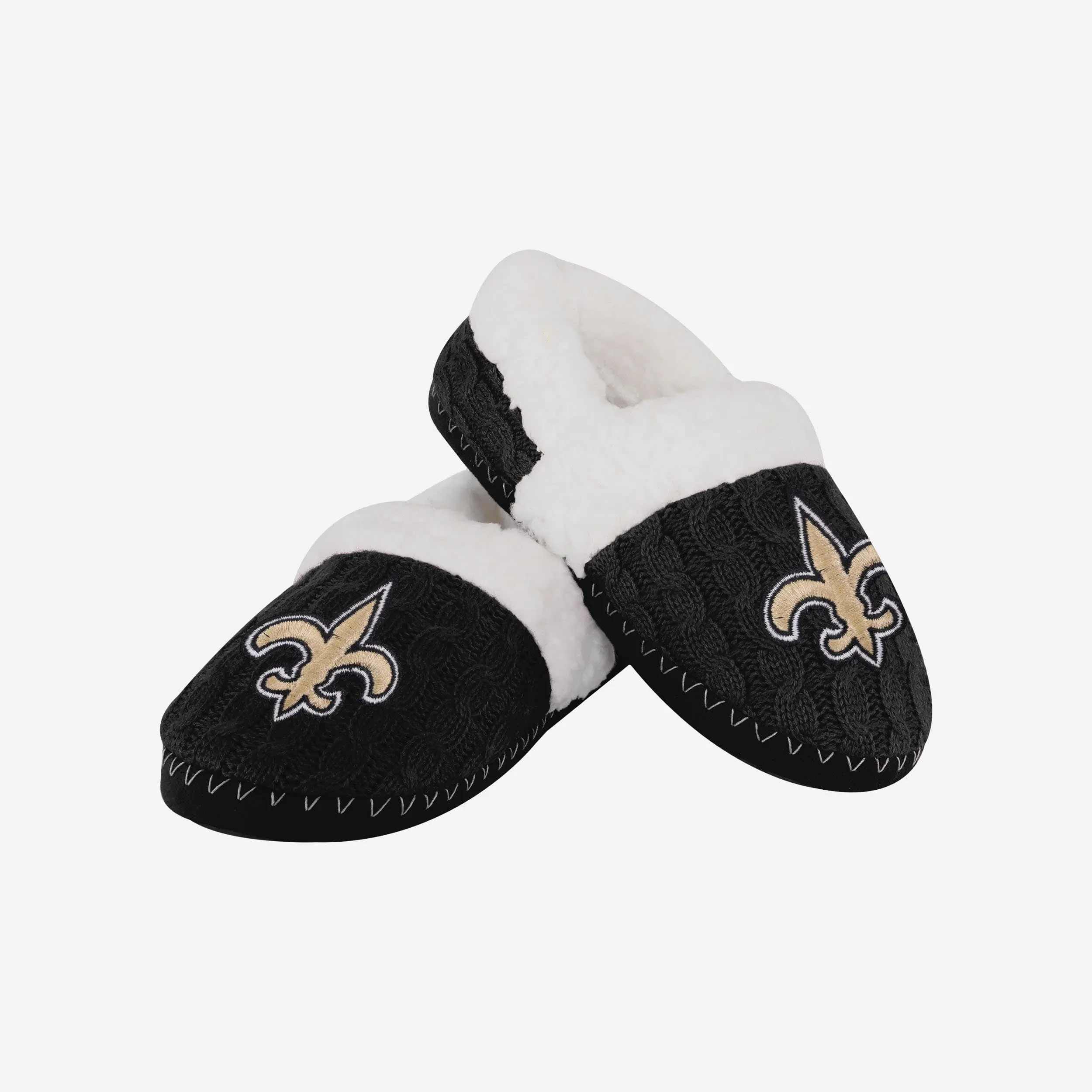 New Orleans Saints Womens Team Color Moccasin Slipper