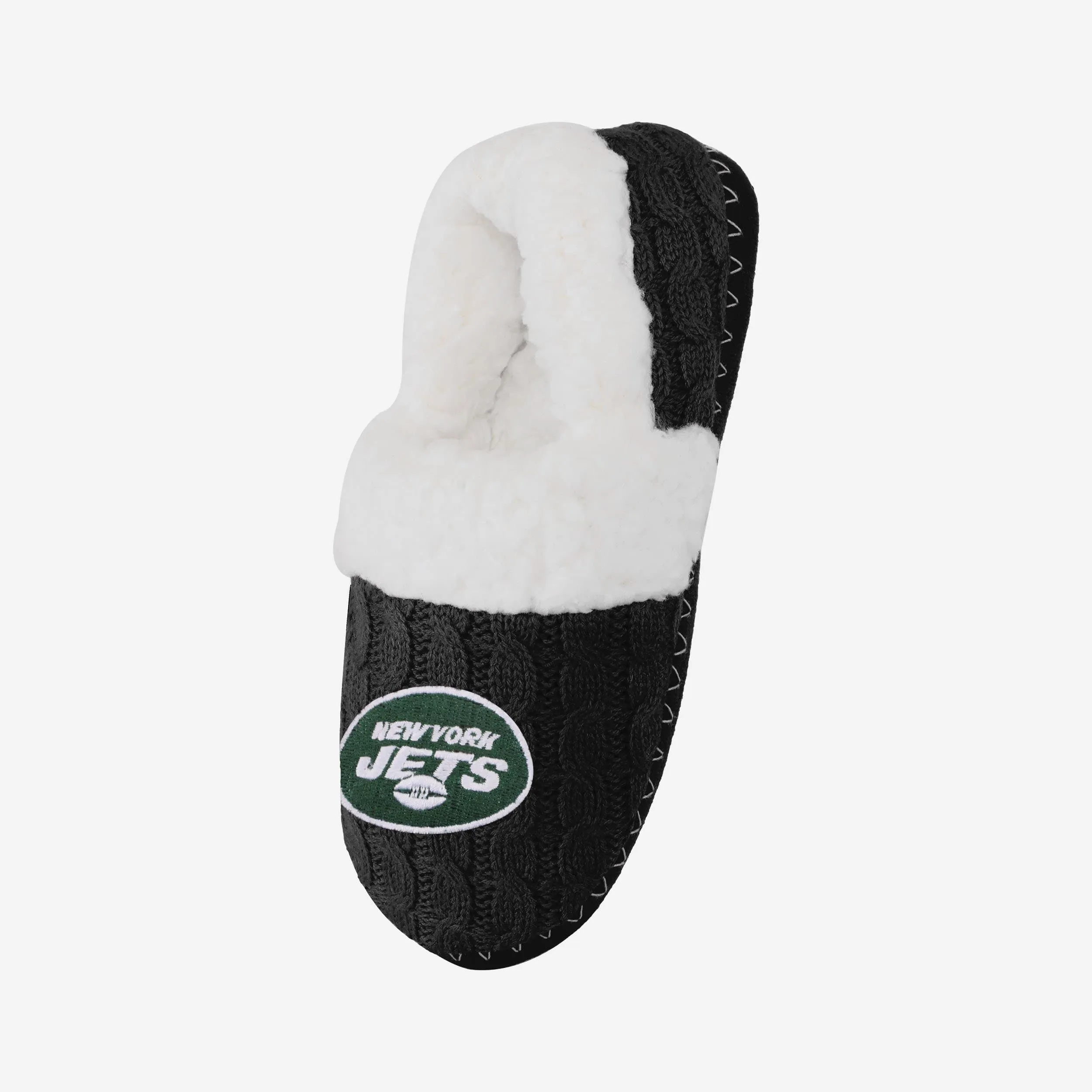 New York Jets Womens Team Color Moccasin Slipper
