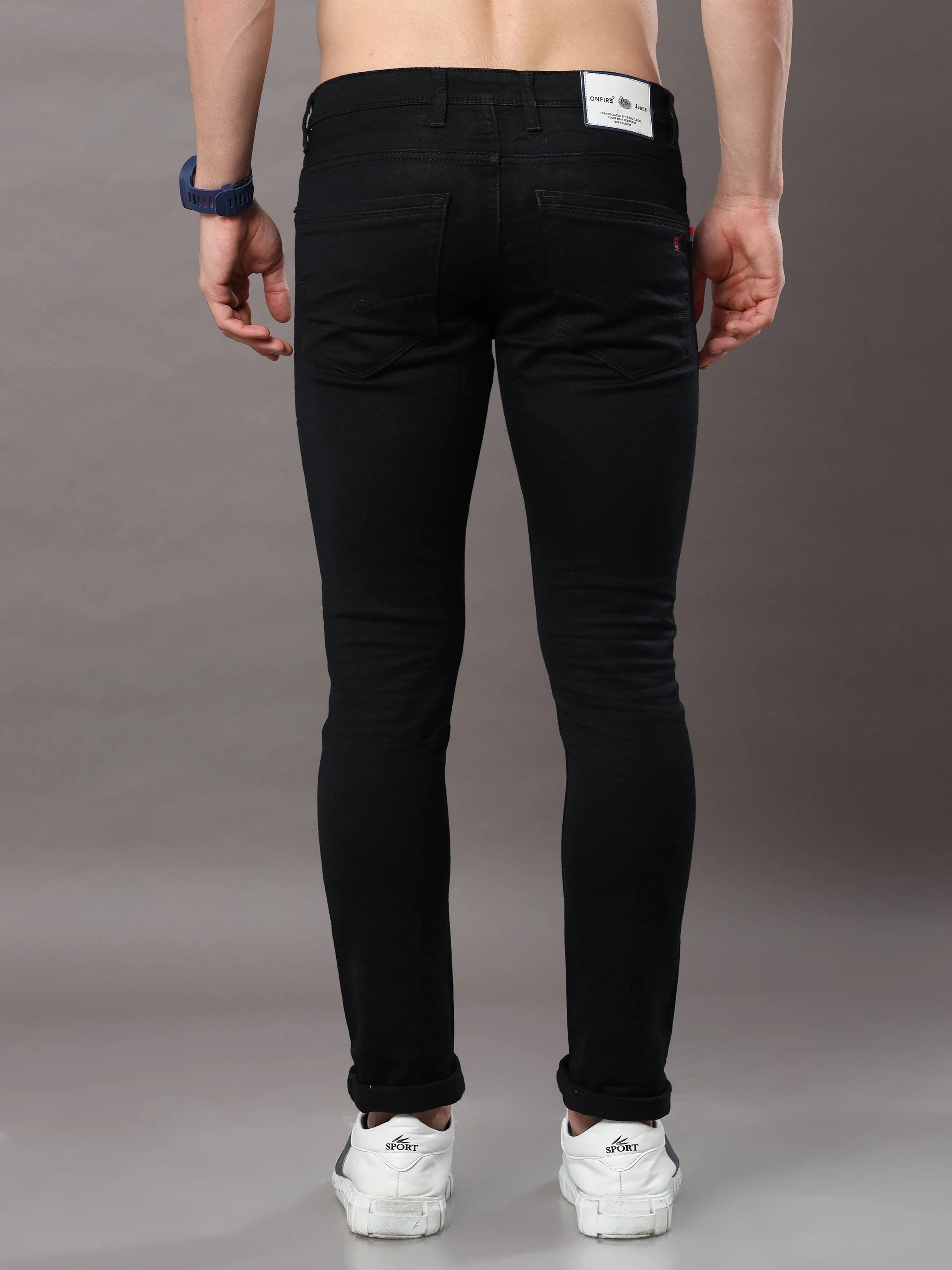 Onfire Black Jeans - 1589