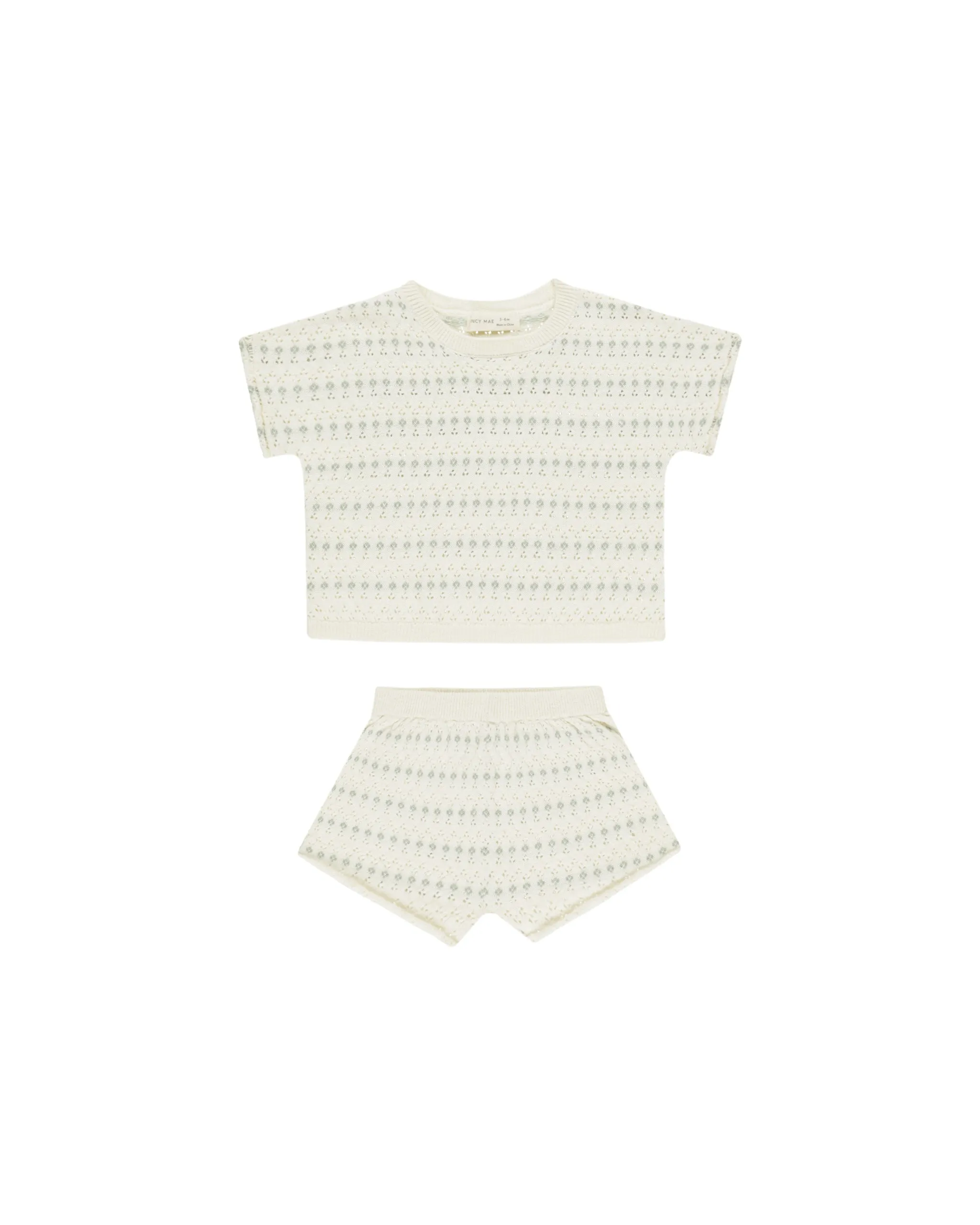 ORGANIC Relaxed Summer Knit Set || Ivory