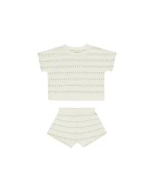 ORGANIC Relaxed Summer Knit Set || Ivory