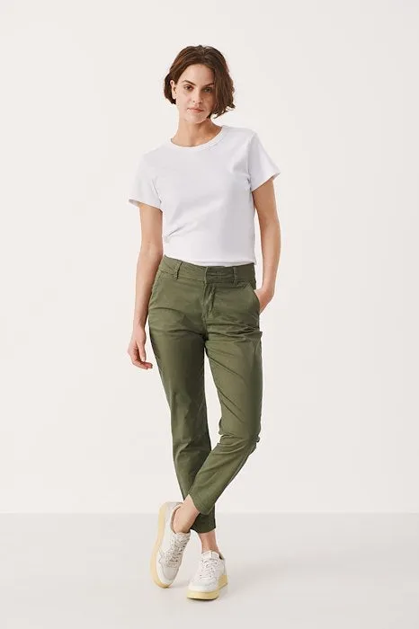 Part Two Soffys Tapered Leg Ankle Trousers