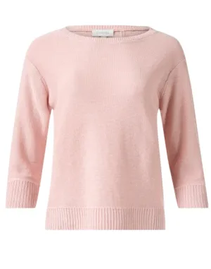 Pink Linen Sweater