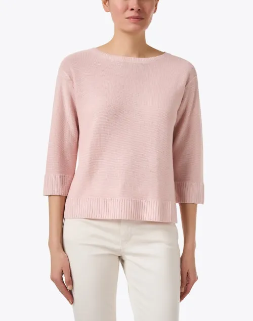 Pink Linen Sweater