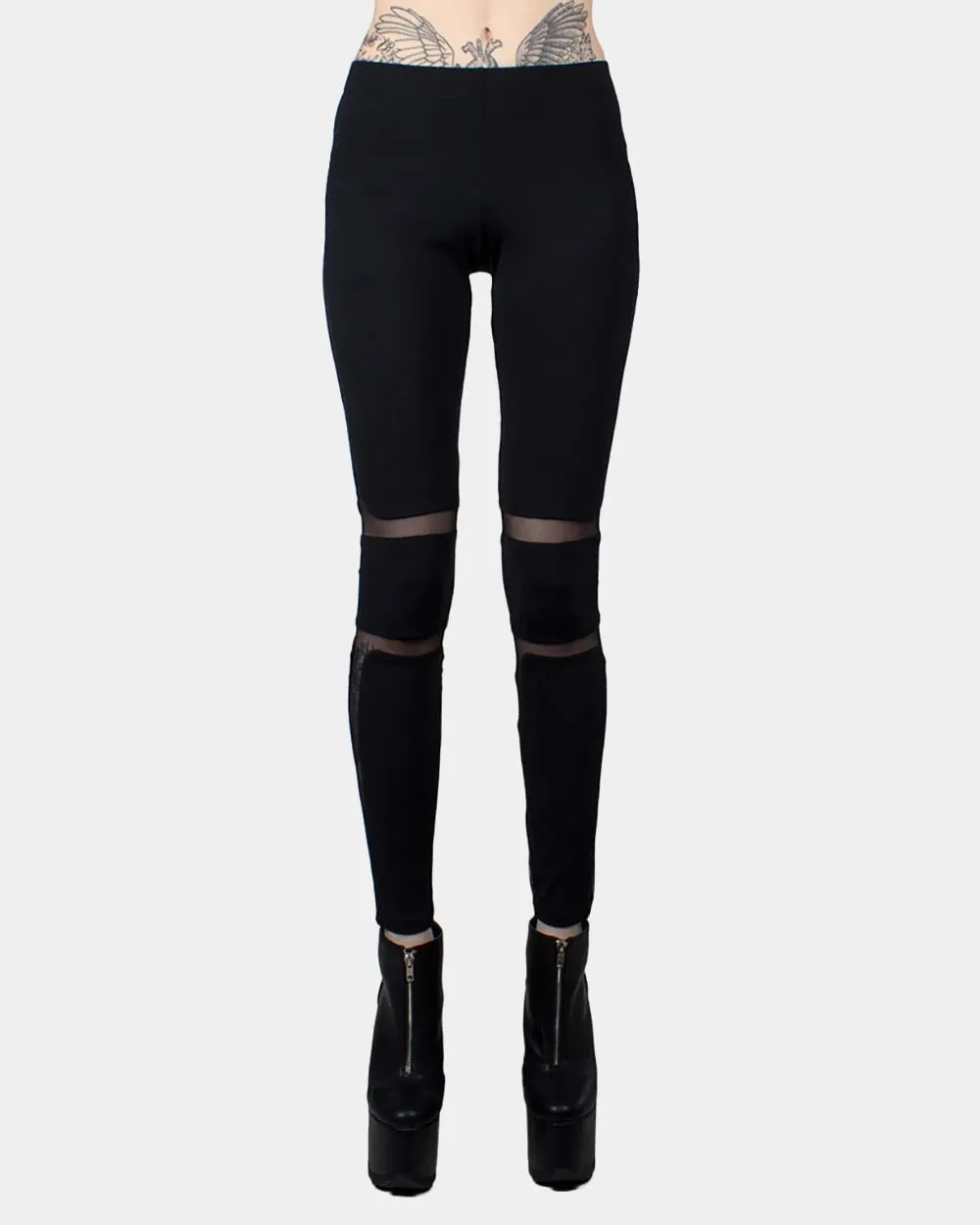 PROTECTION LEGGING BLACK / BLACK MESH