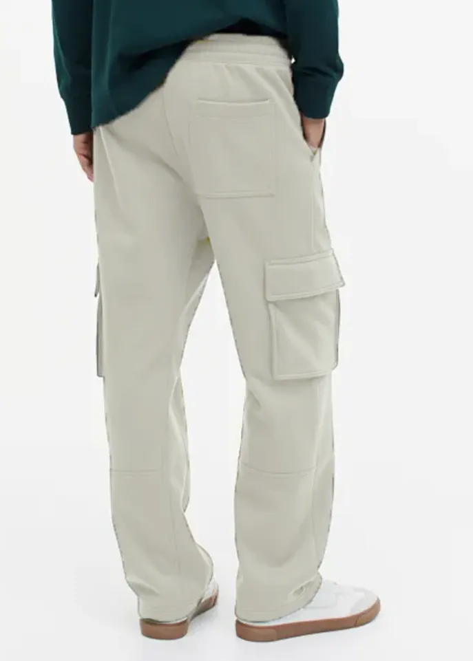 Relaxed Fit Cargo joggers For Men Olive