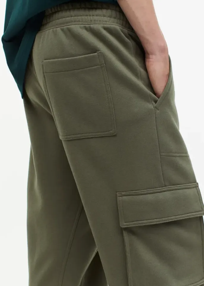 Relaxed Fit Cargo joggers For Men Olive