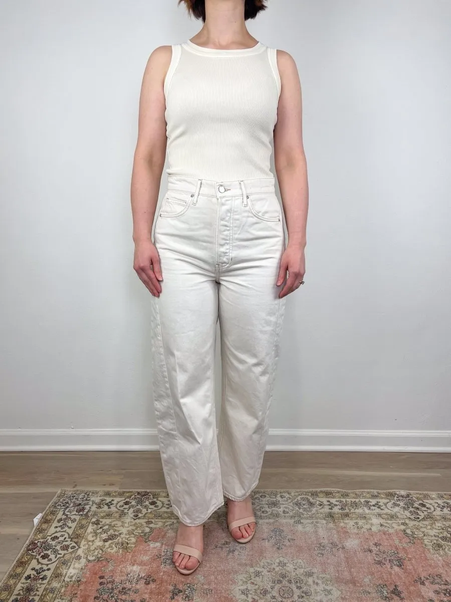 Ryder Saddle Jean in Ecru