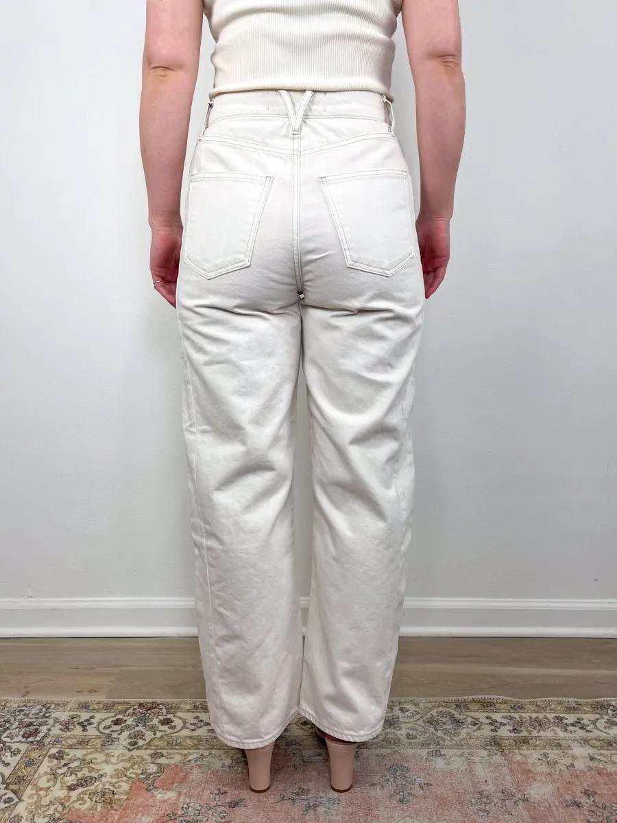 Ryder Saddle Jean in Ecru