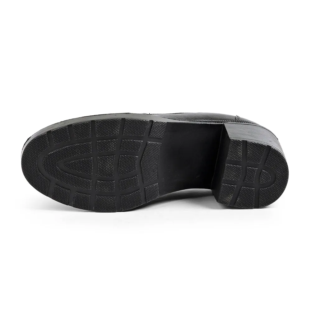 Sandro Moscoloni Women's Shoe Horsebit Loafer Block Heel Marilyn Black