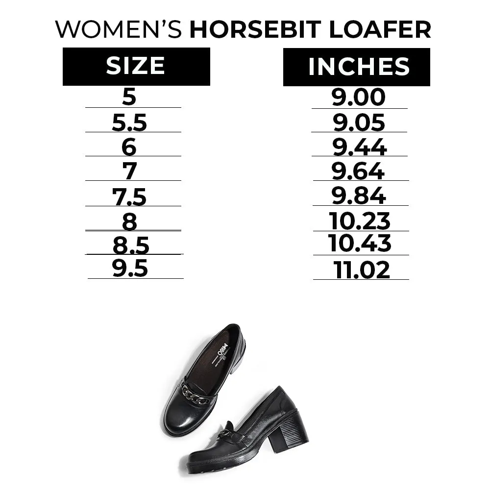 Sandro Moscoloni Women's Shoe Horsebit Loafer Block Heel Marilyn Black