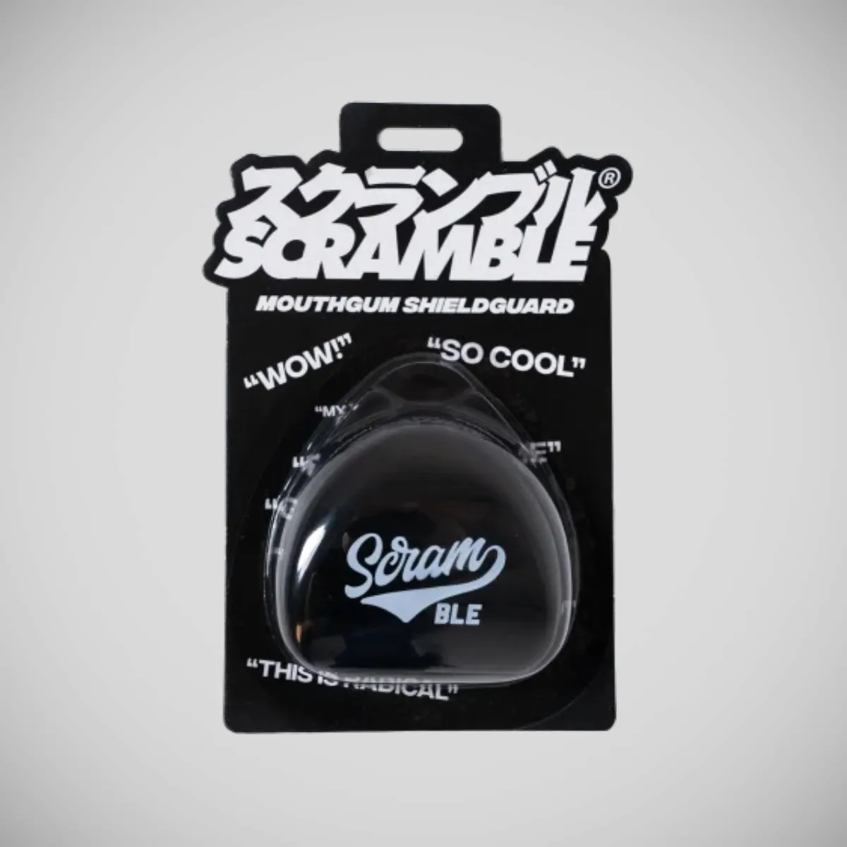 Scramble Mouth Gum Shield Guard - Black