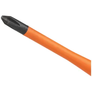 Slim-Tip Insulated Screwdriver, #2 Phillips, 4-Inch Round Shank
