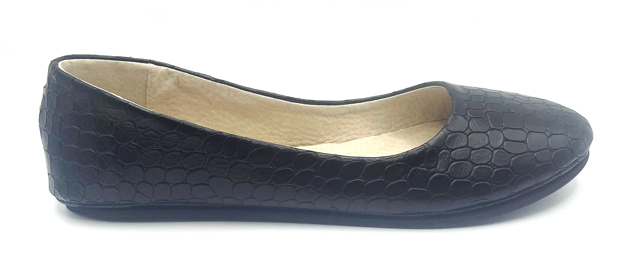 Sloop - Black Croco Leather