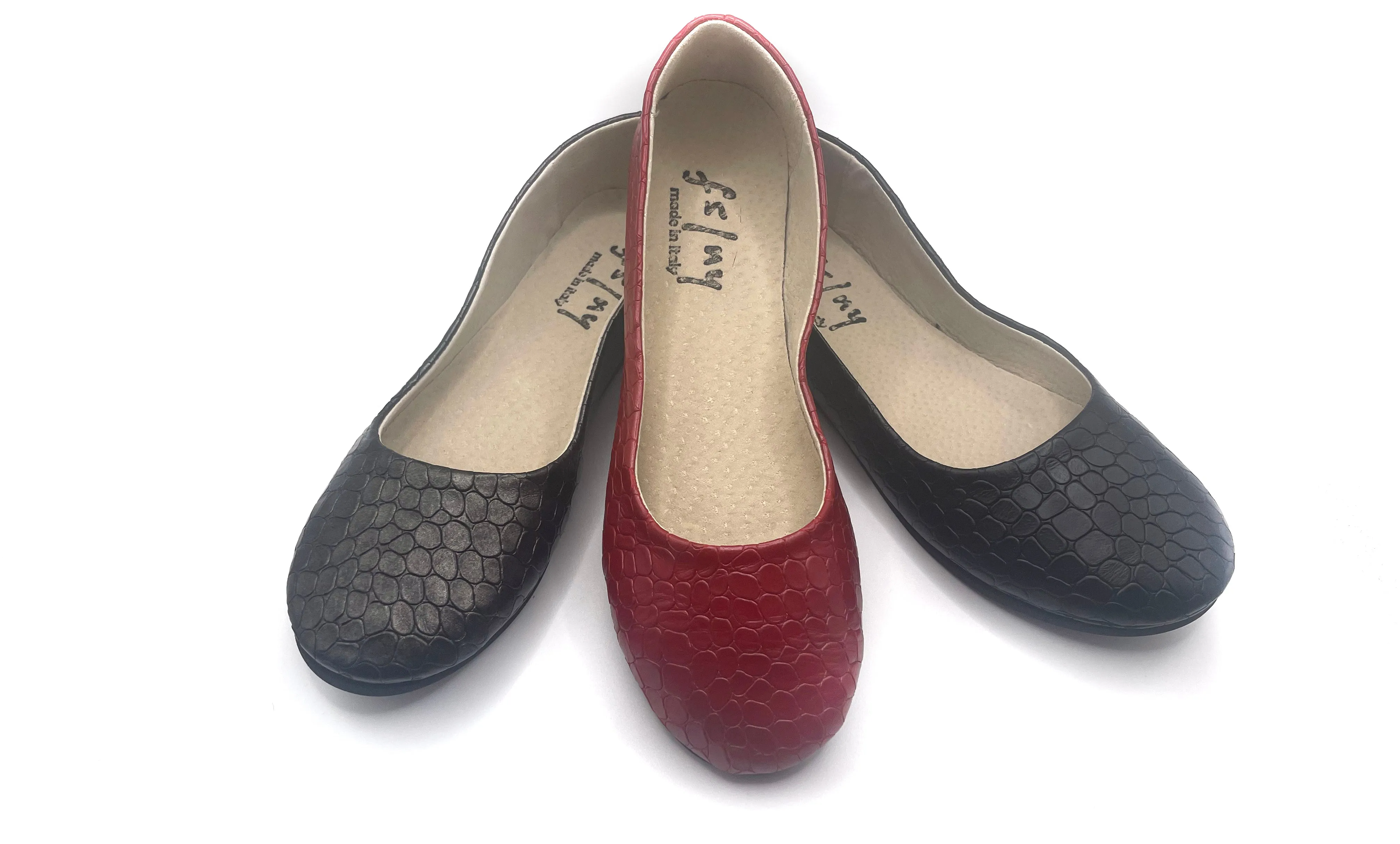 Sloop - Black Croco Leather