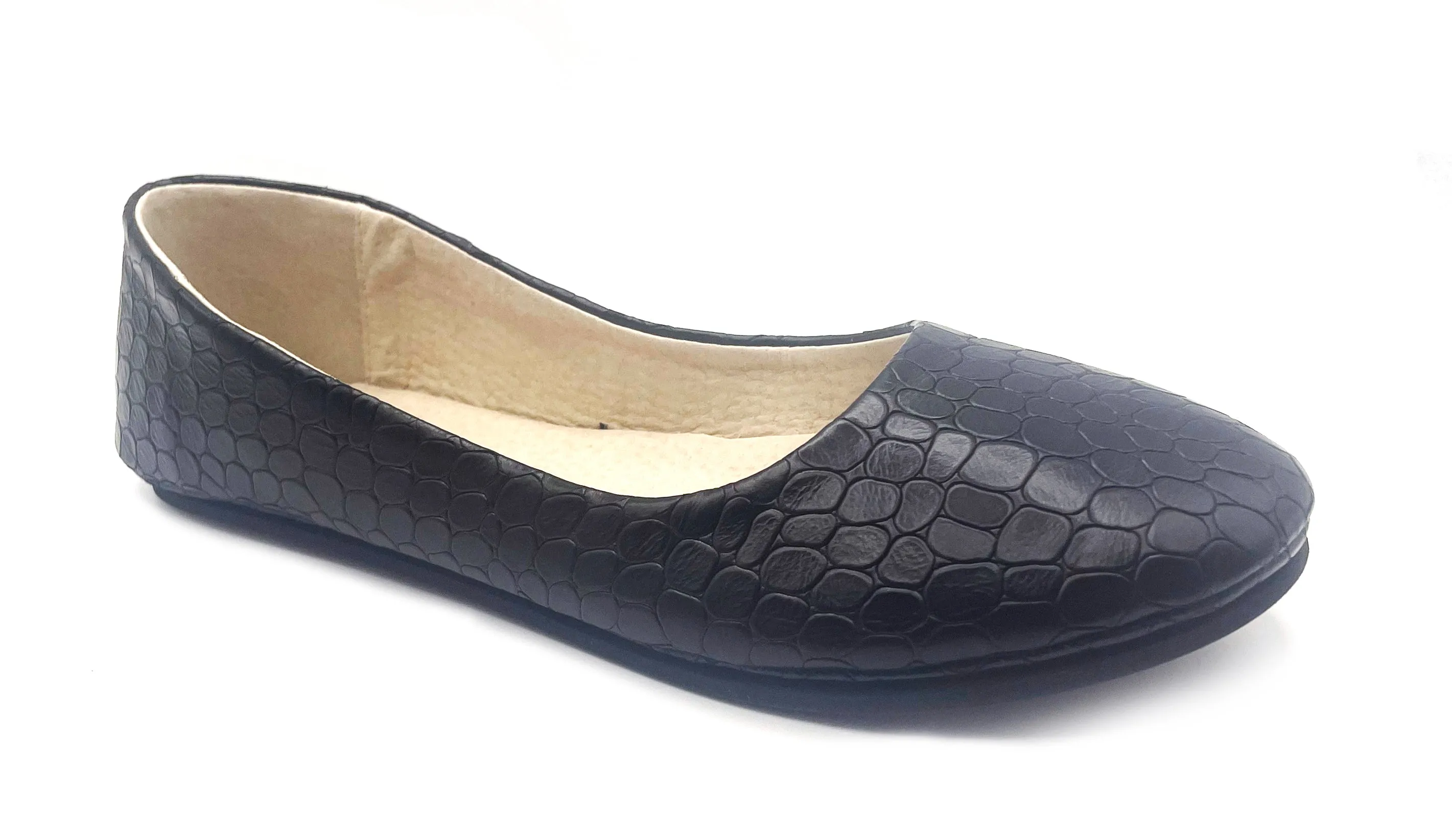 Sloop - Black Croco Leather