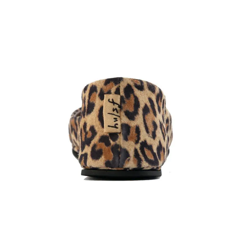 Sloop - Leopard Suede