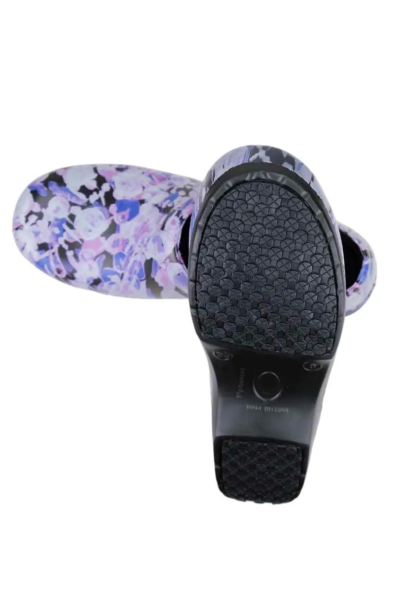 StepZ Women's Slip Resistant Nurse Clogs | Lilac Dreams