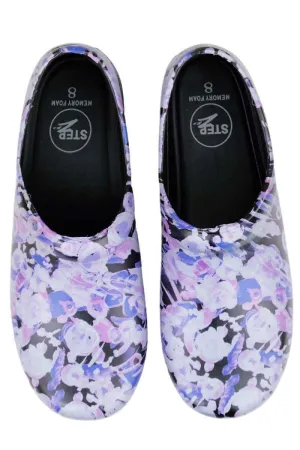 StepZ Women's Slip Resistant Nurse Clogs | Lilac Dreams