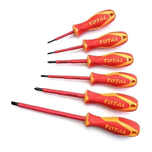Total 6 Pieces Insulated Screwdriver Set 1000V - THTIS566