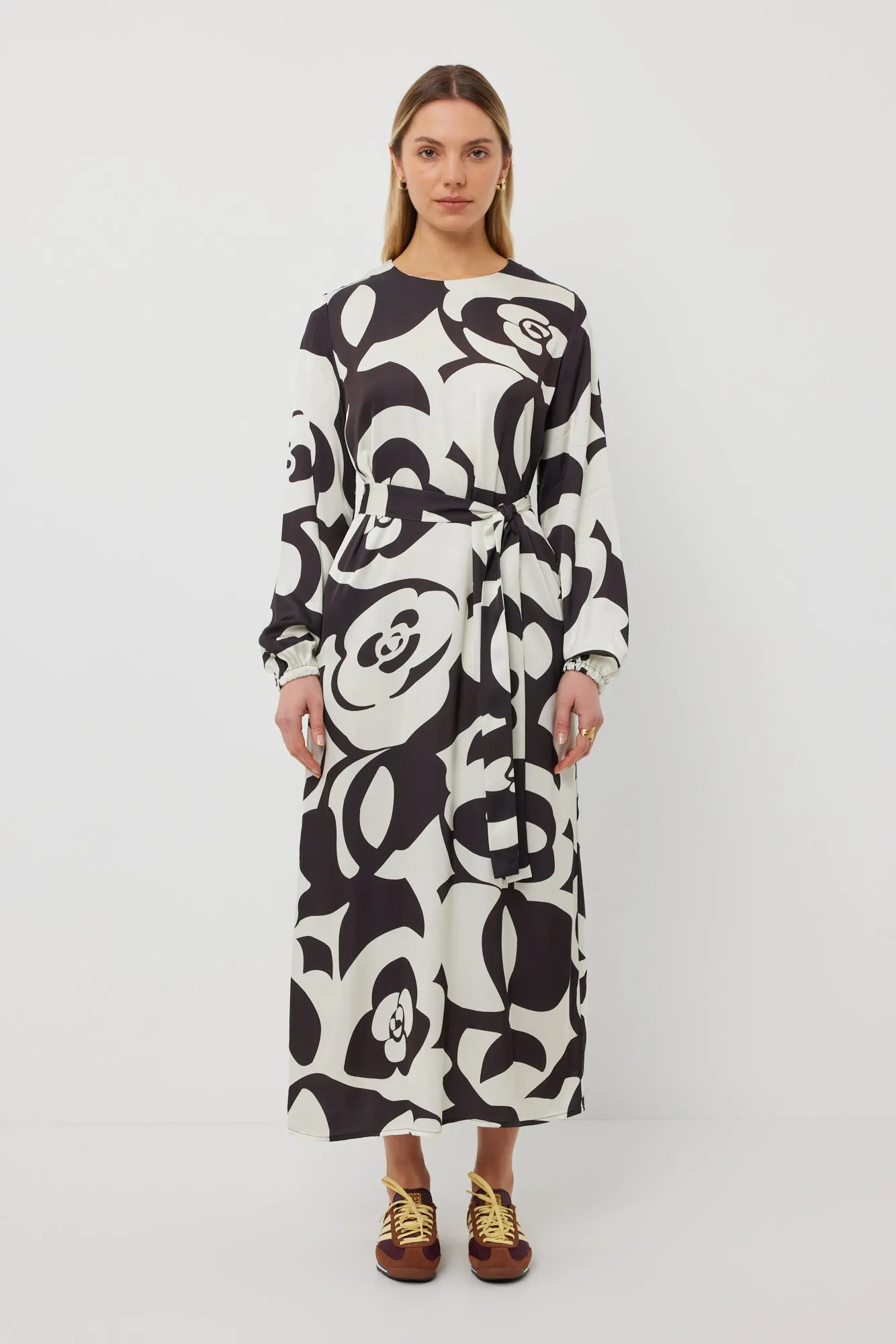 TUESDAY MAGGIE DRESS MONO FLOWER