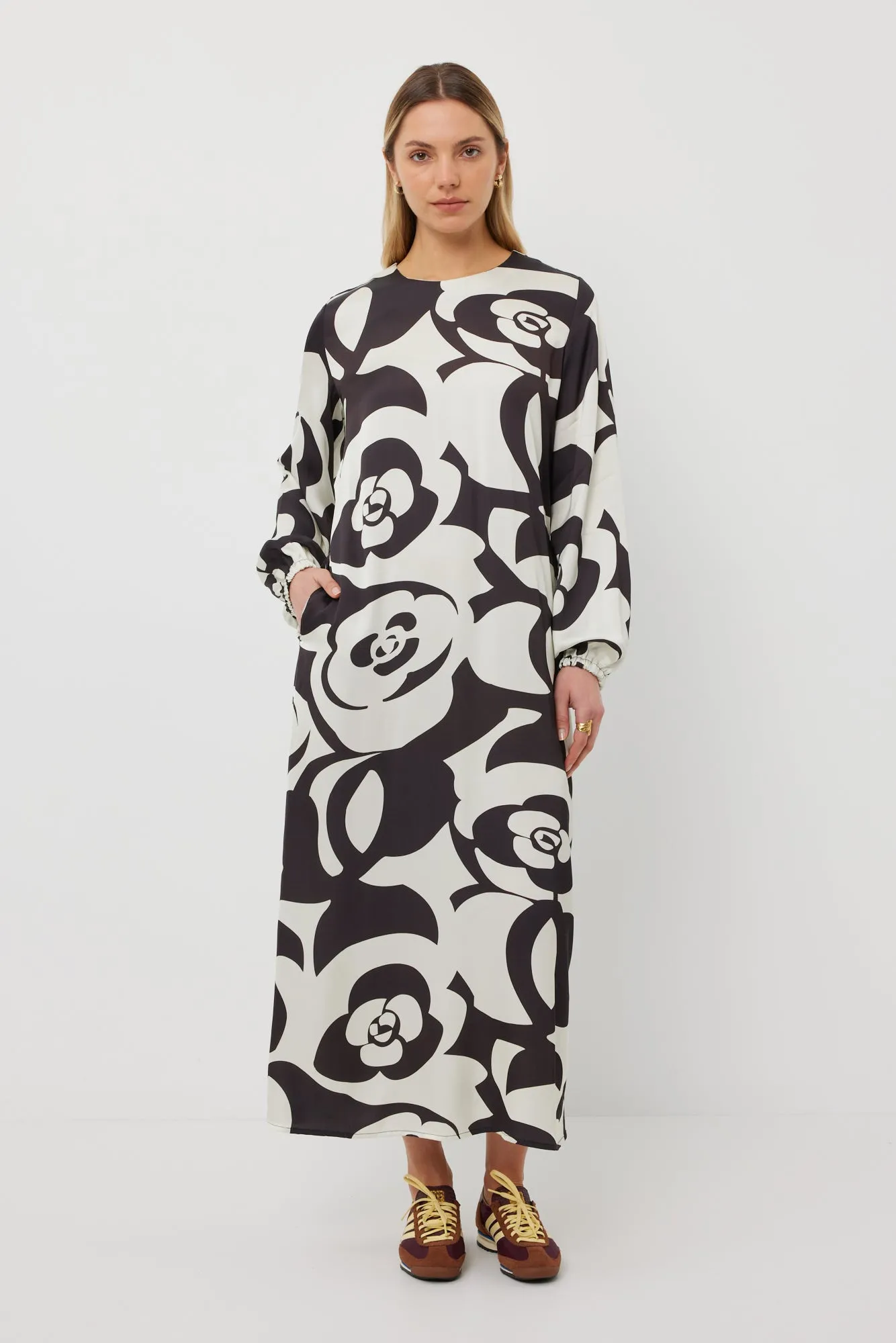 TUESDAY MAGGIE DRESS MONO FLOWER