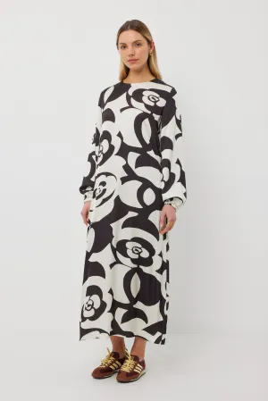 TUESDAY MAGGIE DRESS MONO FLOWER