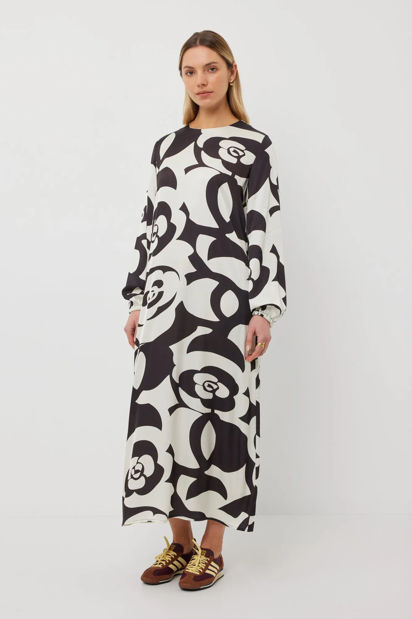 TUESDAY MAGGIE DRESS MONO FLOWER