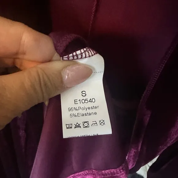 Velvet Blazer Jacket Garnet