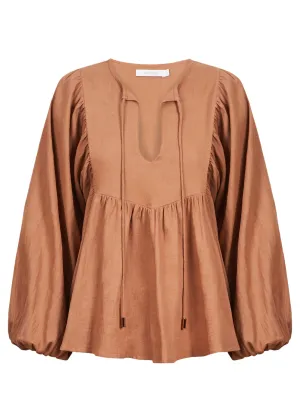 Venus Blouse ~ Toffee