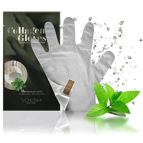 Voesh Cool Mint Collagen Gloves