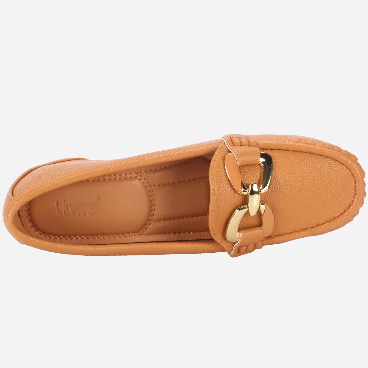 Womens "AMIYA" High Wedge Comfy Moccasins