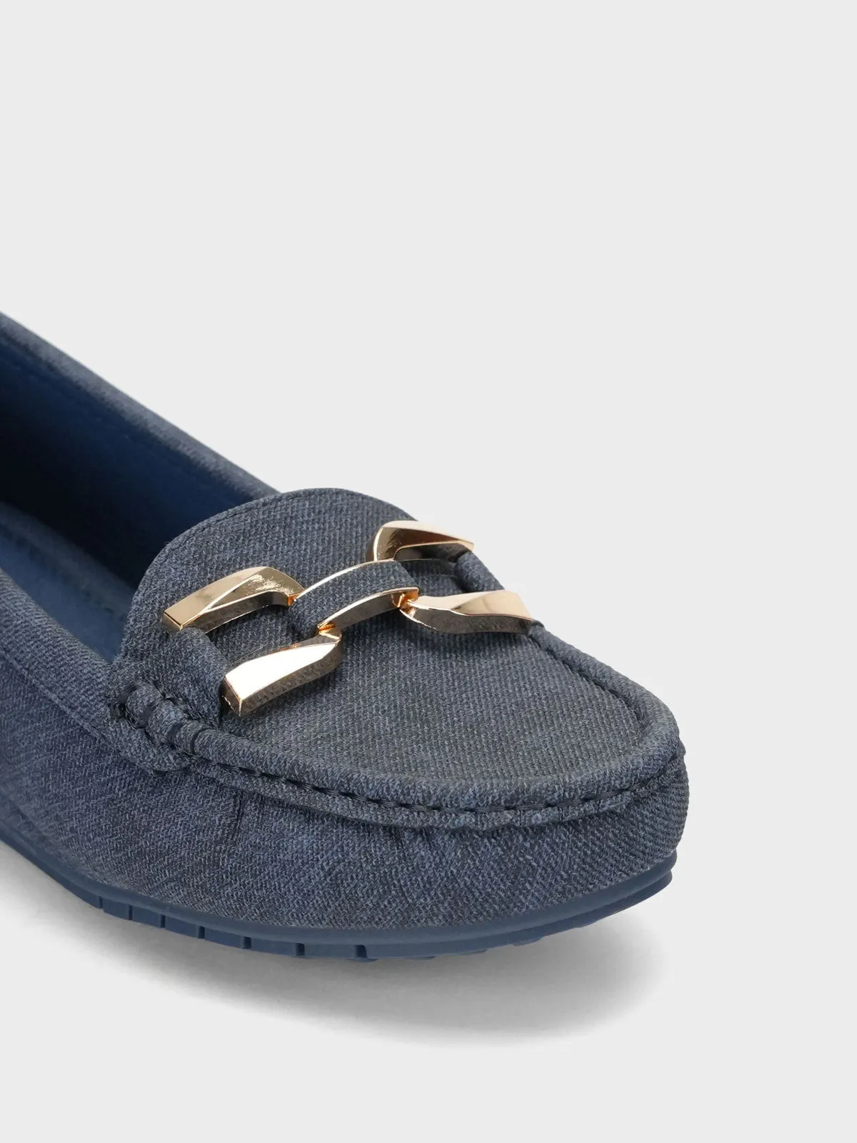 Womens "SUTARA" Comfy Buckle Moccasins
