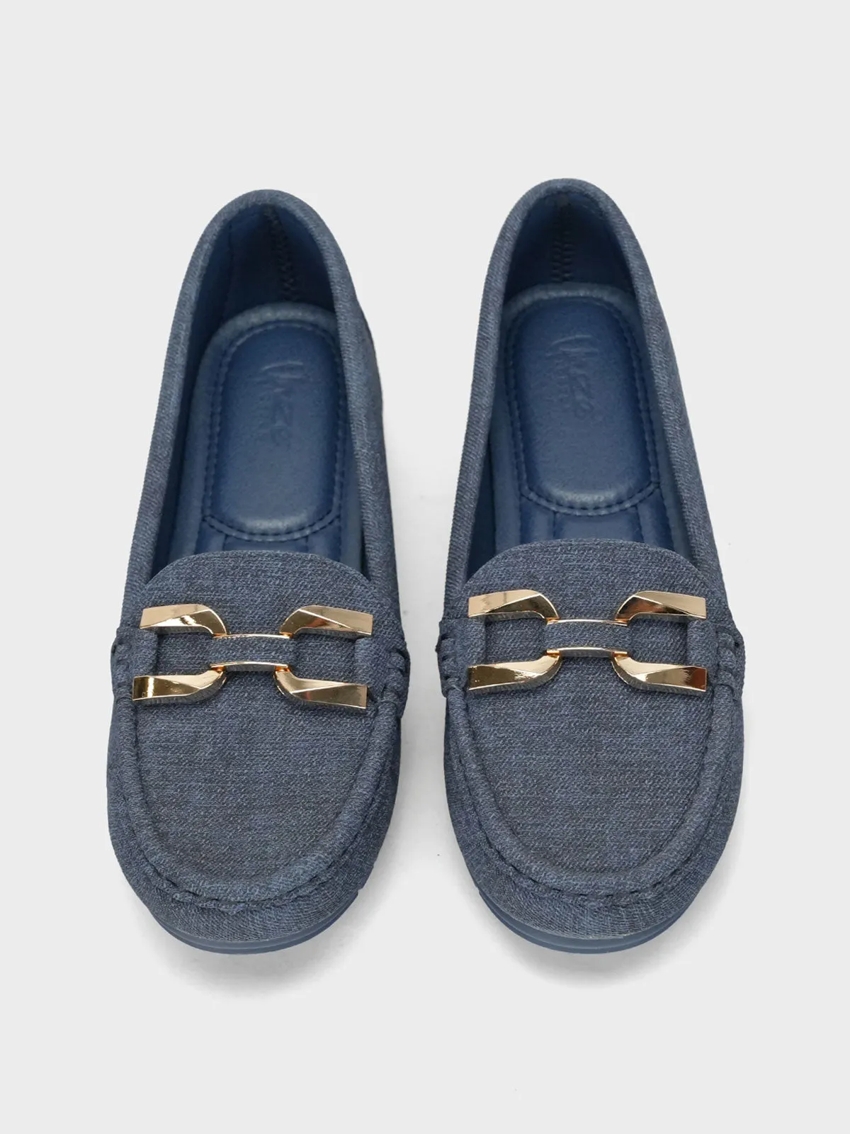 Womens "SUTARA" Comfy Buckle Moccasins