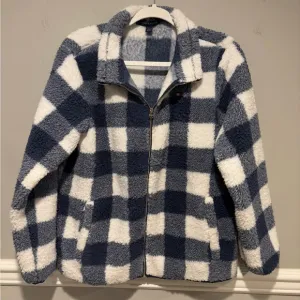 Women's Tommy Hilfiger Full Length Zip Up - Navy/White NWOT Size Medium