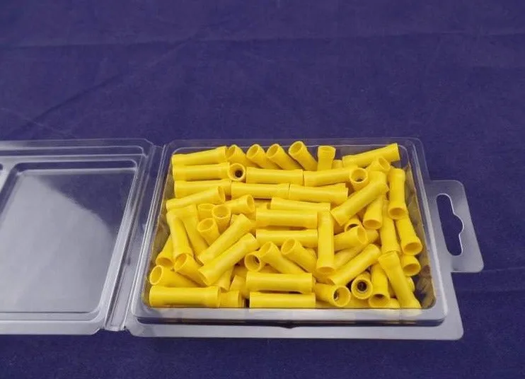 Yellow Buttsplice Crimp Pk 100 Cable Joiner