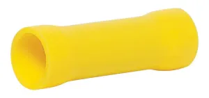 Yellow Buttsplice Crimp Pk 100 Cable Joiner